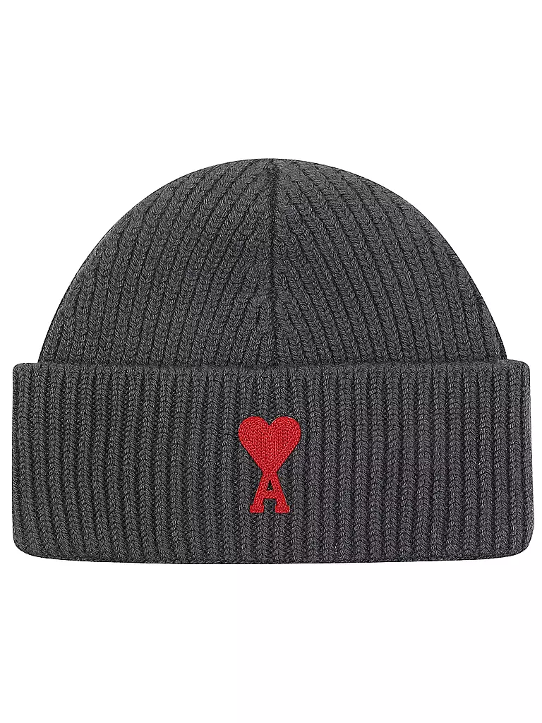 AMI PARIS | Mütze - Haube AMI DE COEUR | grau