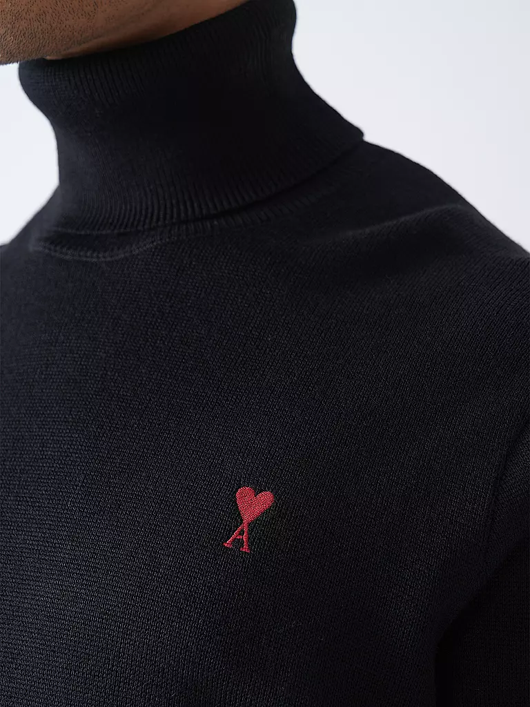 AMI PARIS | Rollkragenpullover  | schwarz