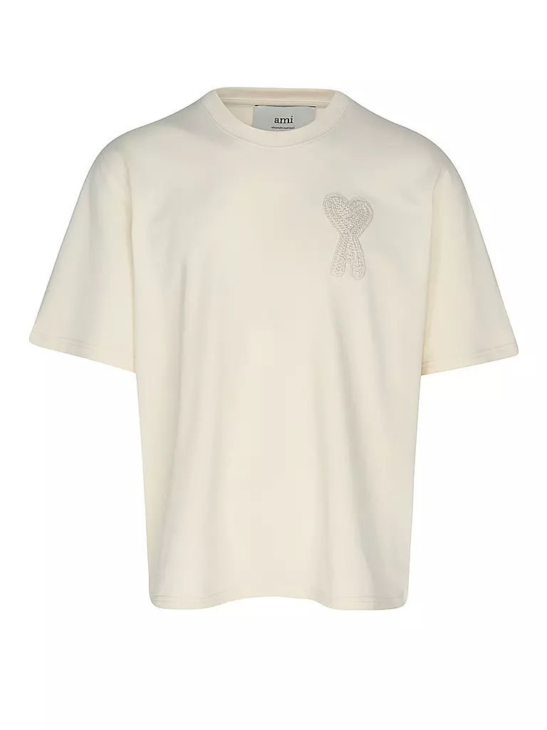 AMI PARIS | T-Shirt  | creme