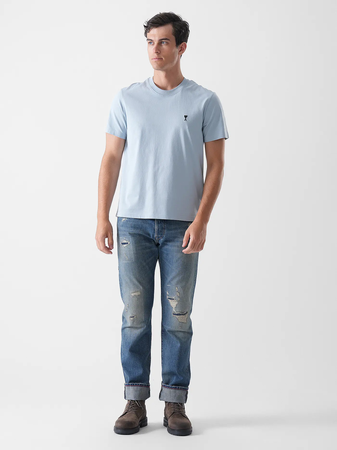 AMI PARIS | T-Shirt  | hellblau