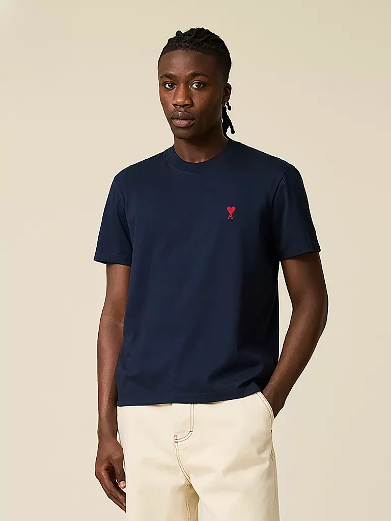 AMI PARIS | T-Shirt CLASSIC | blau