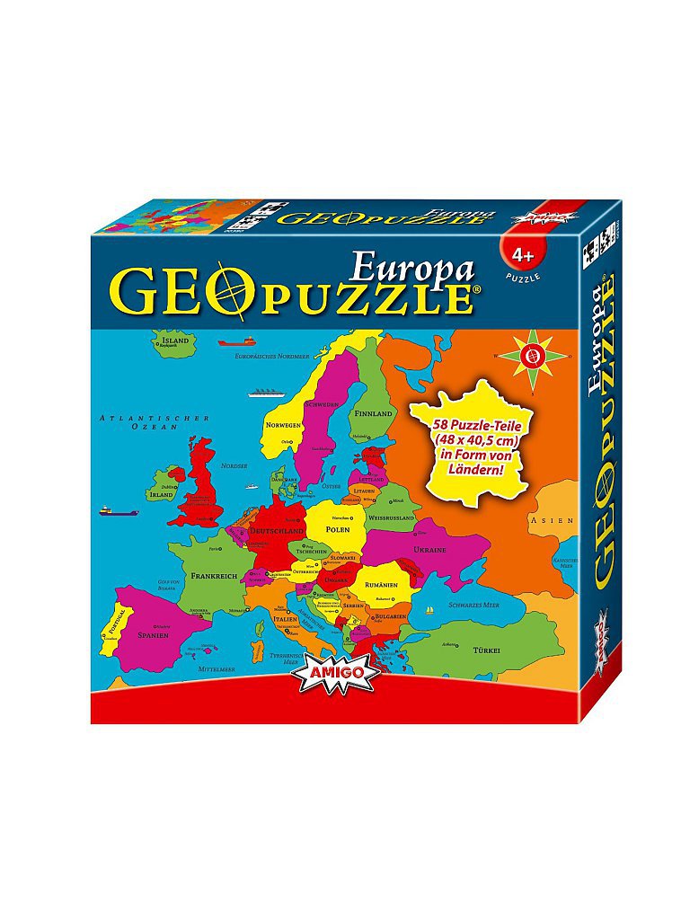 AMIGO Geo Puzzle - Europa