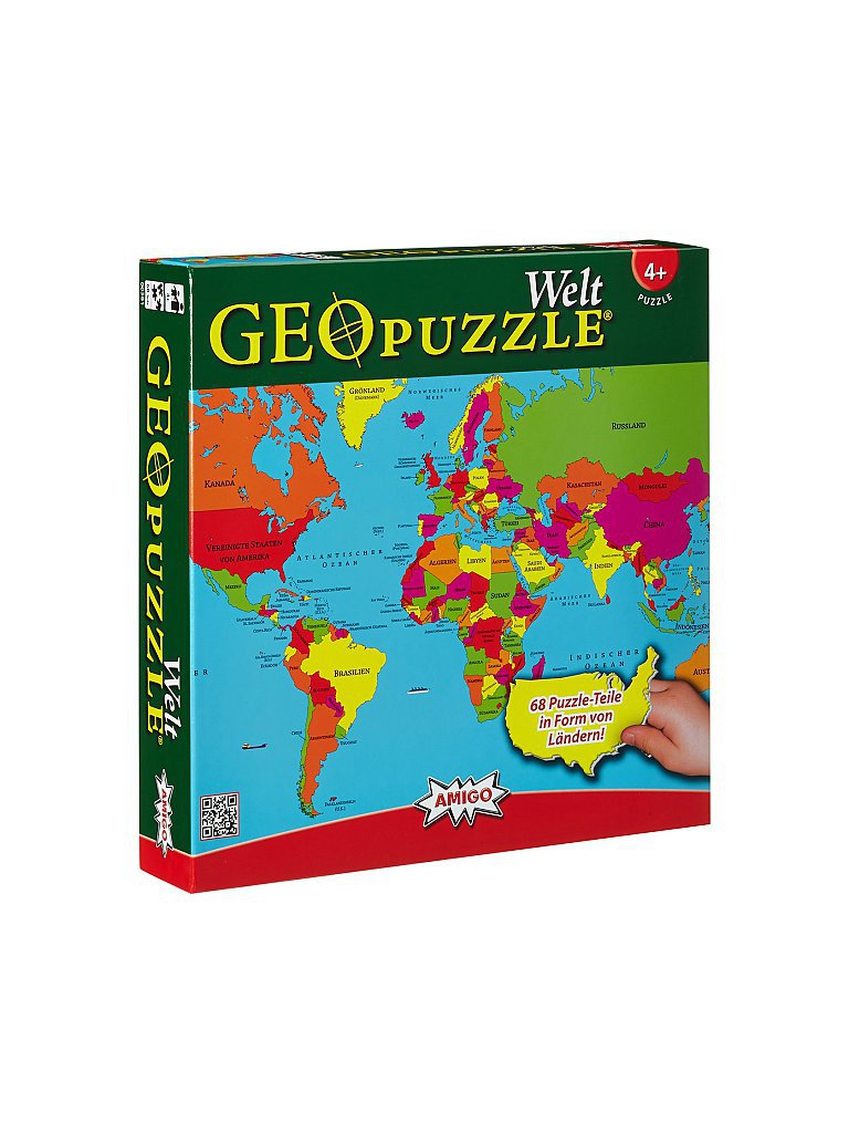 AMIGO Geo Puzzle - Welt
