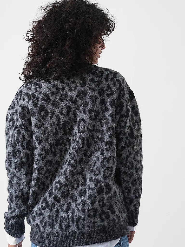 ANINE BING | Cardigan BANK | grau