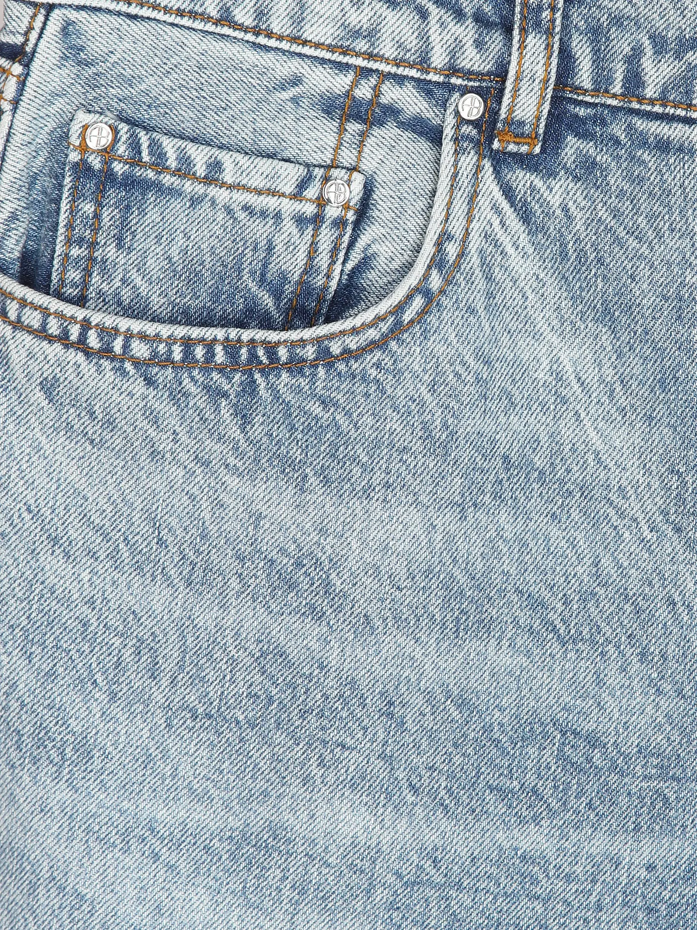 ANINE BING | Jeans Straight Fit BENSON  | blau