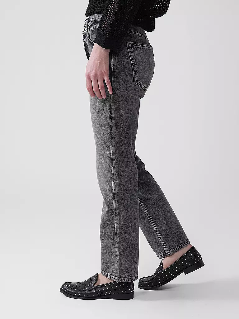 ANINE BING | Jeans Straight Fit KATE | grau