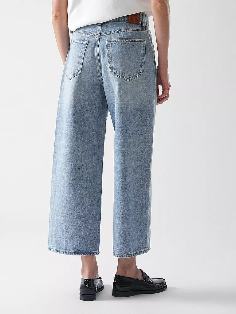 ANINE BING | Jeans Wide Leg 7/8 HEATH  | blau