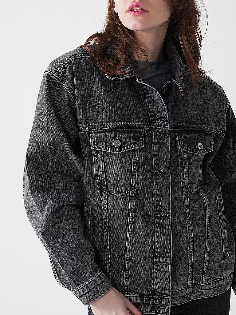 ANINE BING | Jeansjacke RORY | grau