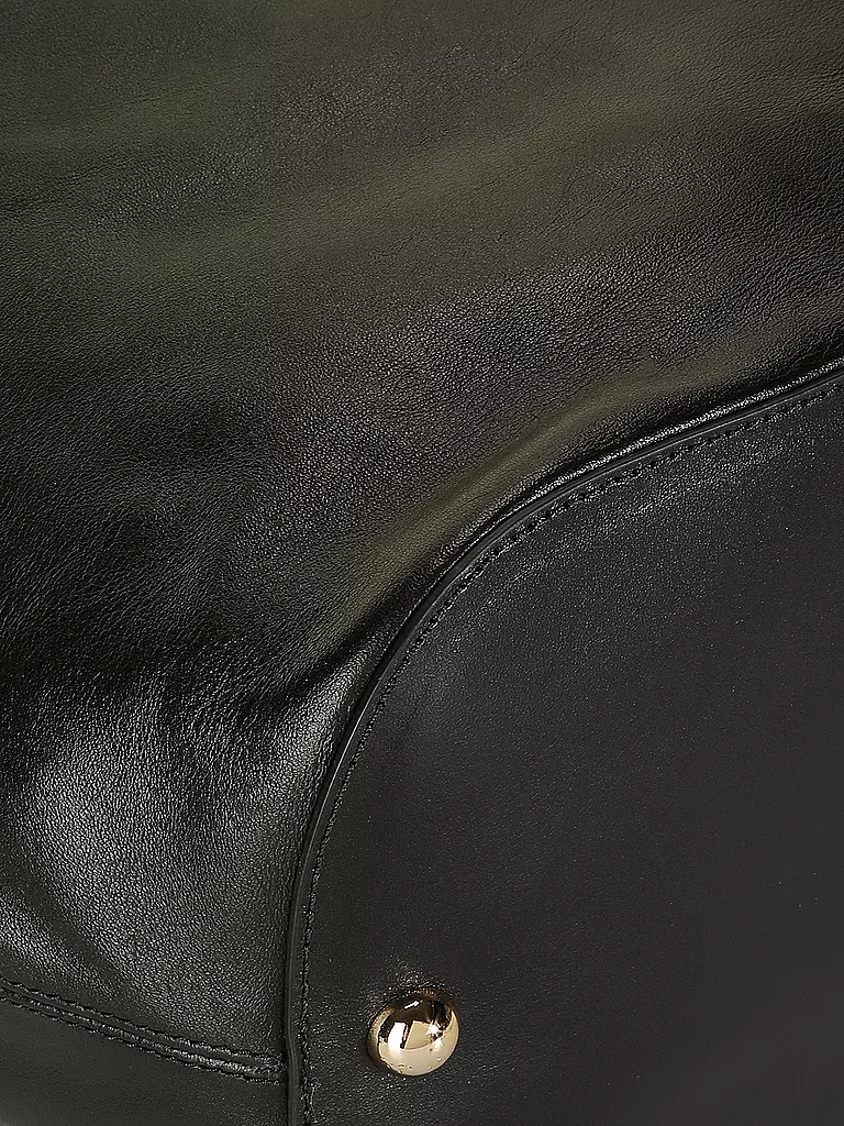ANINE BING | Ledertasche - Bucket Bag ALANA | schwarz
