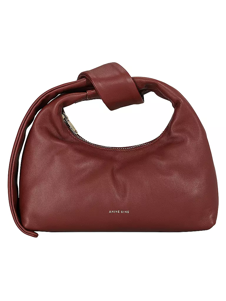 ANINE BING | Ledertasche - Mini Bag GRACE | dunkelrot