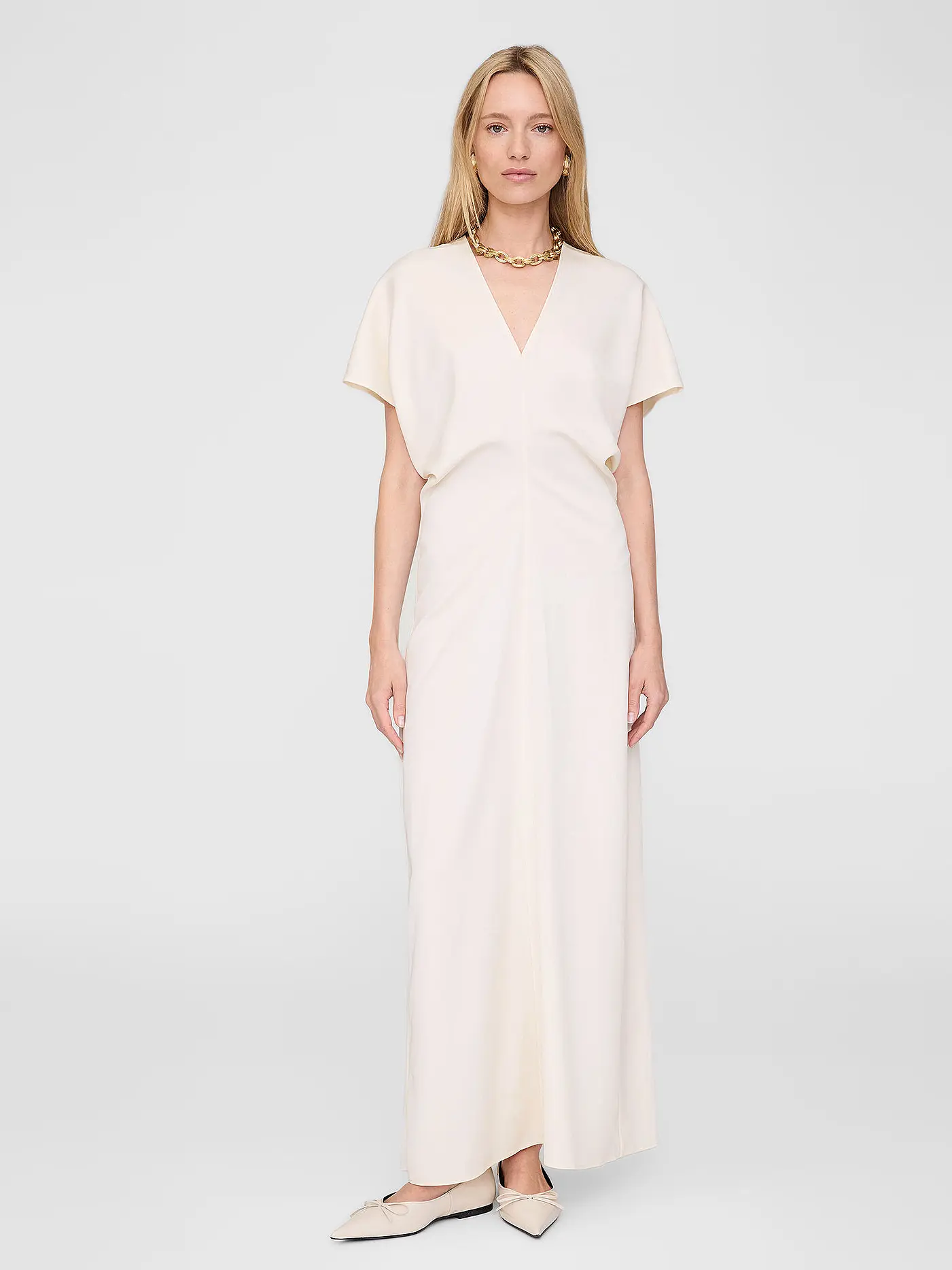 ANINE BING | Midikleid ZADIG | creme