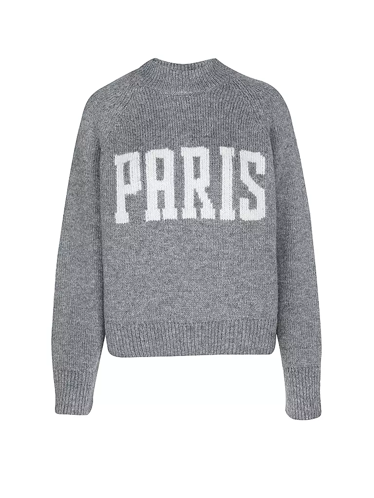 ANINE BING Pullover KENDRICK UNIVERSITY PARIS grau