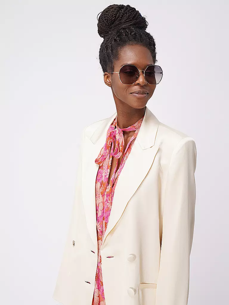 ANINE BING | Seidenblazer | creme