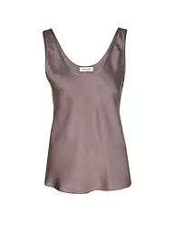ANINE BING | Seidentop LEA | braun