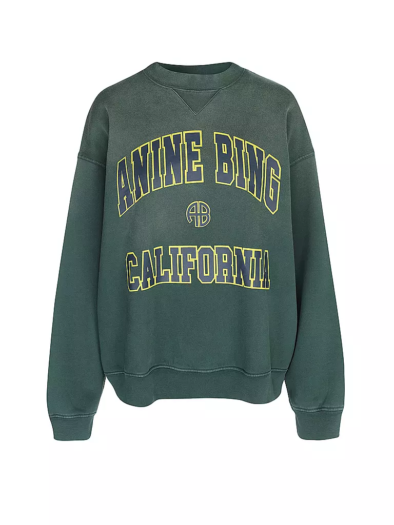 ANINE BING | Sweater CALIFORNIA | dunkelgrün