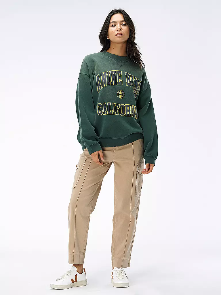 ANINE BING | Sweater CALIFORNIA | dunkelgrün