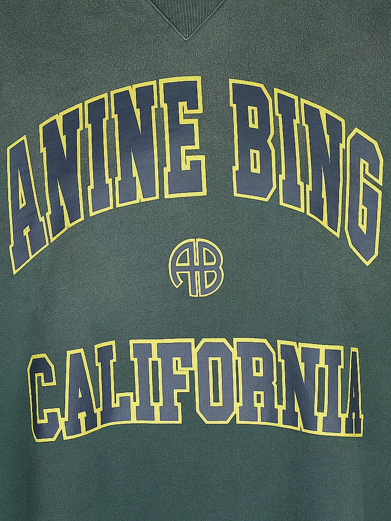 ANINE BING | Sweater CALIFORNIA | dunkelgrün