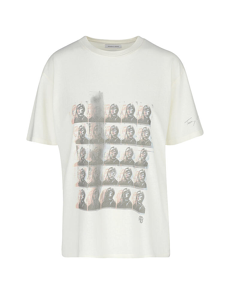 ANINE BING | T Shirt Hudson Tee | weiß