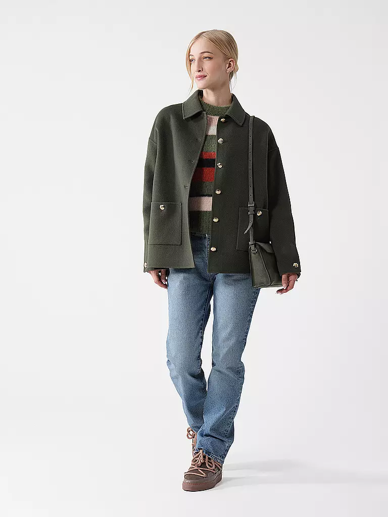 ANINE BING | Wolljacke LUCA | olive