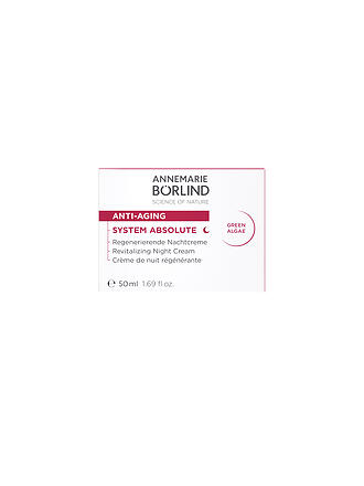 ANNEMARIE BÖRLIND | SYSTEM ABSOLUTE Regenerierende Nachtcreme 50ml