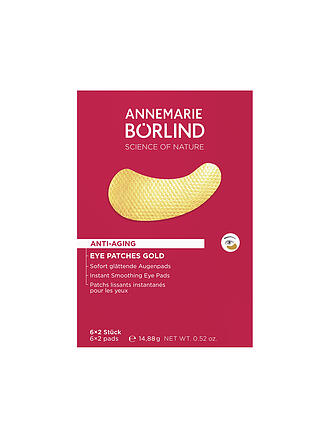ANNEMARIE BÖRLIND | EYE PATCHES GOLD Sofort glättende Augenpads 6 Stk.