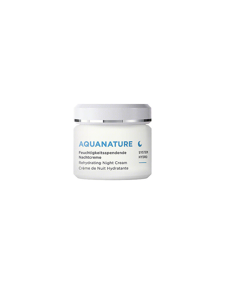 ANNEMARIE BÖRLIND | AQUANATURE  Feuchtigkeitsspendende Nachtcreme 75ml | keine Farbe