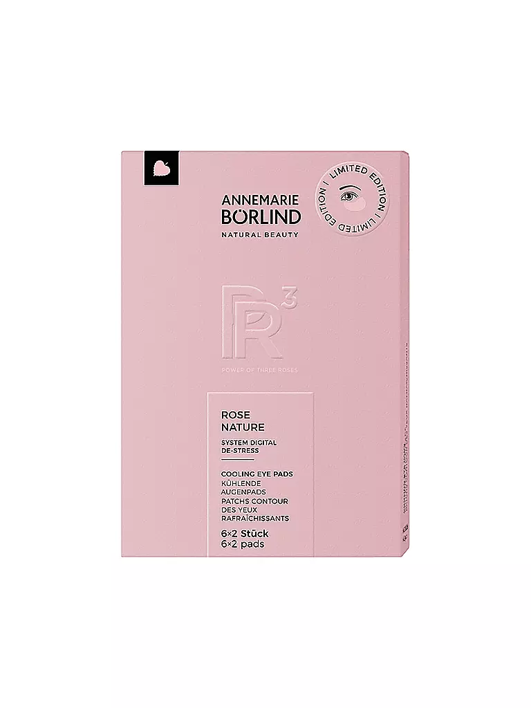 ANNEMARIE BÖRLIND | Augenpads - ROSE NATURE COOLING EYE PADS 6x2 Stück | keine Farbe