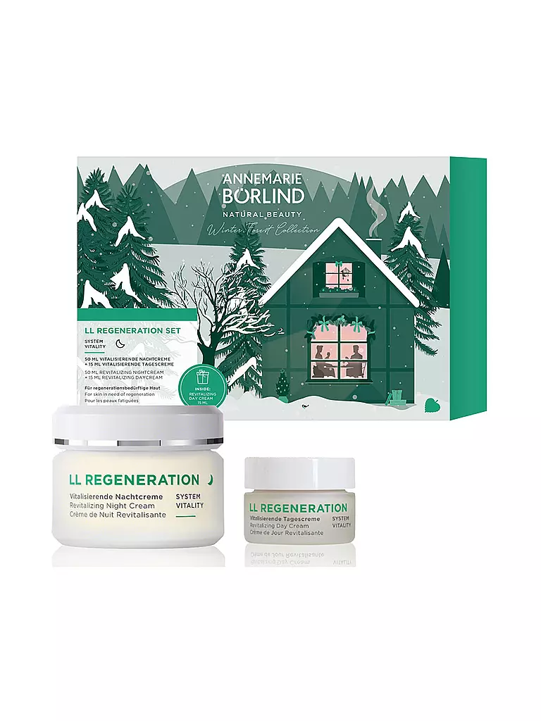 ANNEMARIE BÖRLIND | Geschenkset - LL REGENERATION System Vitality Nachtpflege X-Mas Set 50ml / 15ml  | keine Farbe
