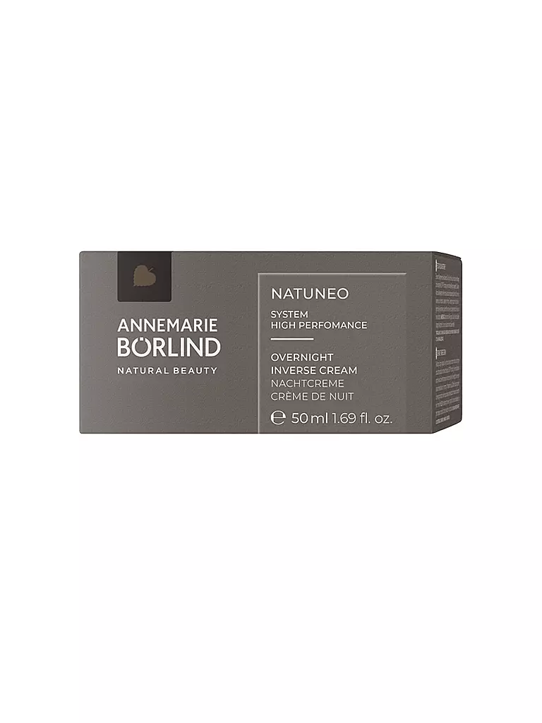 ANNEMARIE BÖRLIND | Gesichtscreme - NATUNEO Overnight Inverse Cream 50ml | keine Farbe