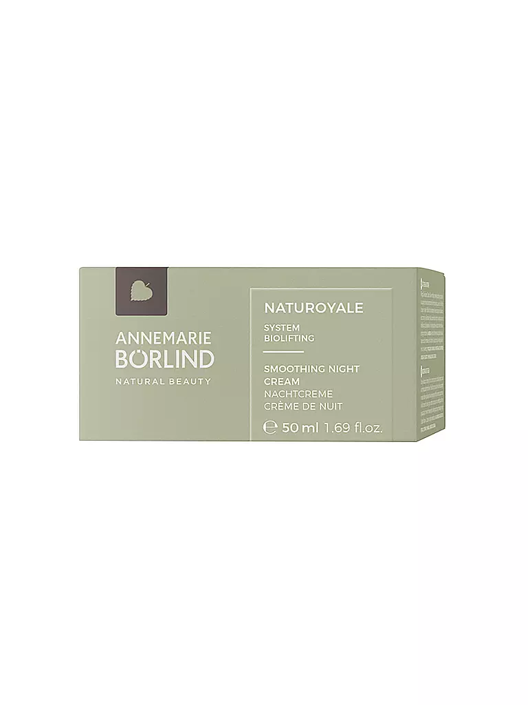 ANNEMARIE BÖRLIND | Gesichtscreme - NATUROYALE Smoothing Night Cream 50ml | keine Farbe