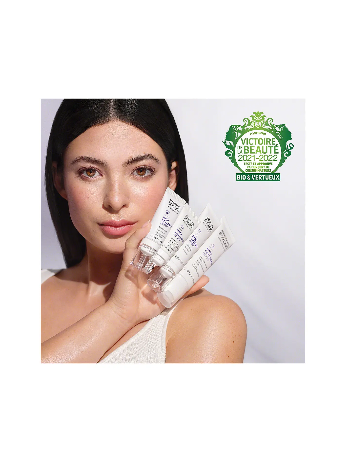 ANNEMARIE BÖRLIND | NATU COLLAGEN Hals & Dekolleté Serum 50ml | keine Farbe