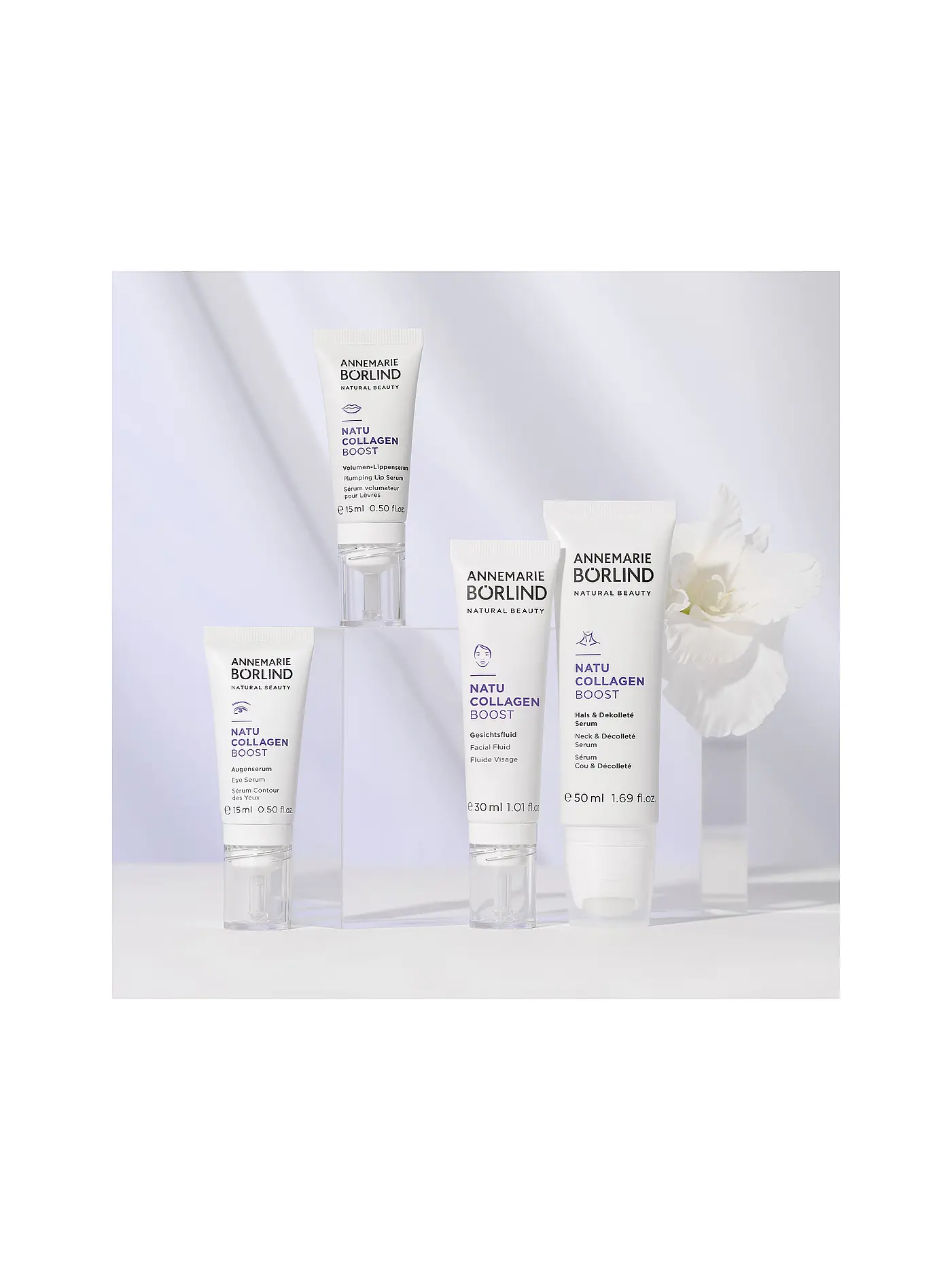 ANNEMARIE BÖRLIND | NATU COLLAGEN Hals & Dekolleté Serum 50ml | keine Farbe