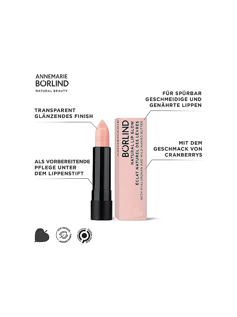 ANNEMARIE BÖRLIND | NATURAL LIP GLOW (10 Transparent) | transparent