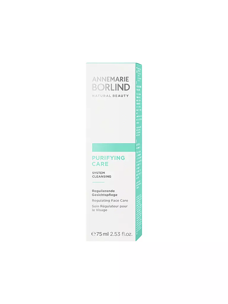 ANNEMARIE BÖRLIND | PURIFYING CARE Regulierende Gesichtspflege 75ml | keine Farbe