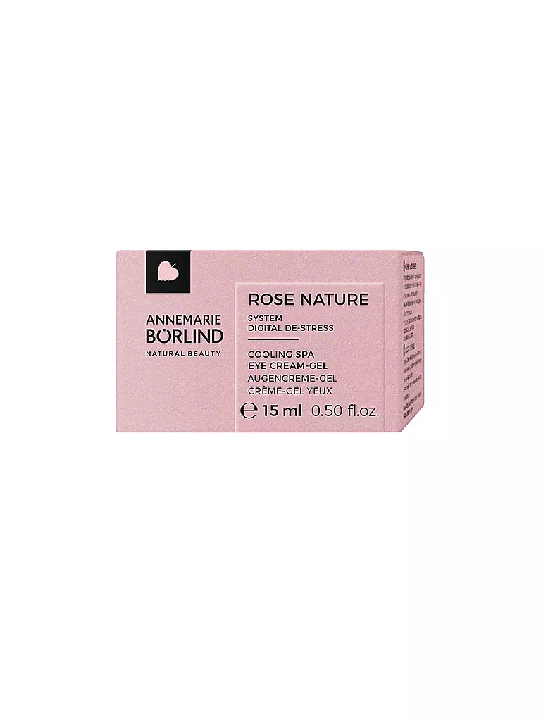 ANNEMARIE BÖRLIND | ROSE NATURE COOLING SPA EYE CREAM-GEL 15ml | keine Farbe