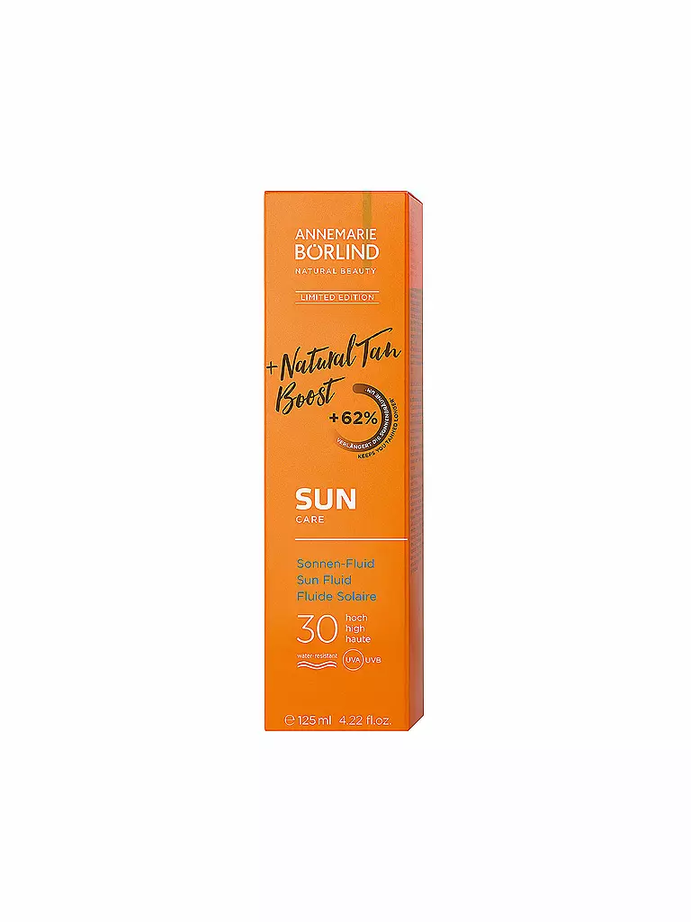 ANNEMARIE BÖRLIND | Sonnenpflege - SUN CARE Natural Tan Boost Sonnen-Fluid LSF 30 125ml | keine Farbe