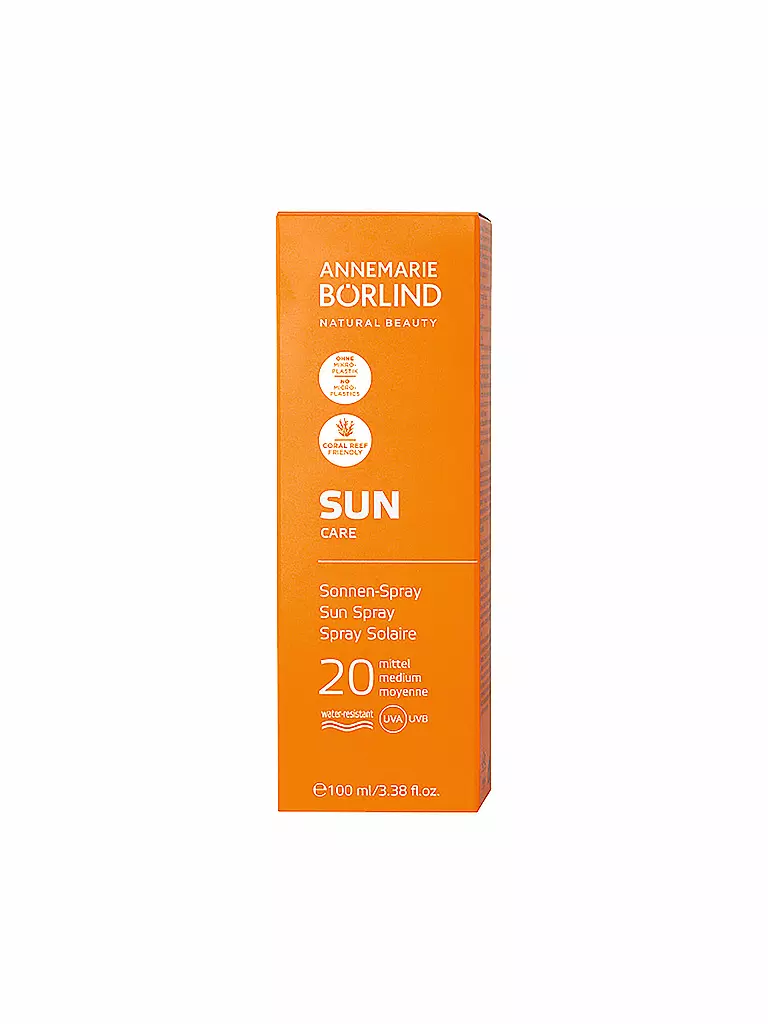 ANNEMARIE BÖRLIND | SUN CARE Sonnen-Spray  LSF 20 100ml | keine Farbe