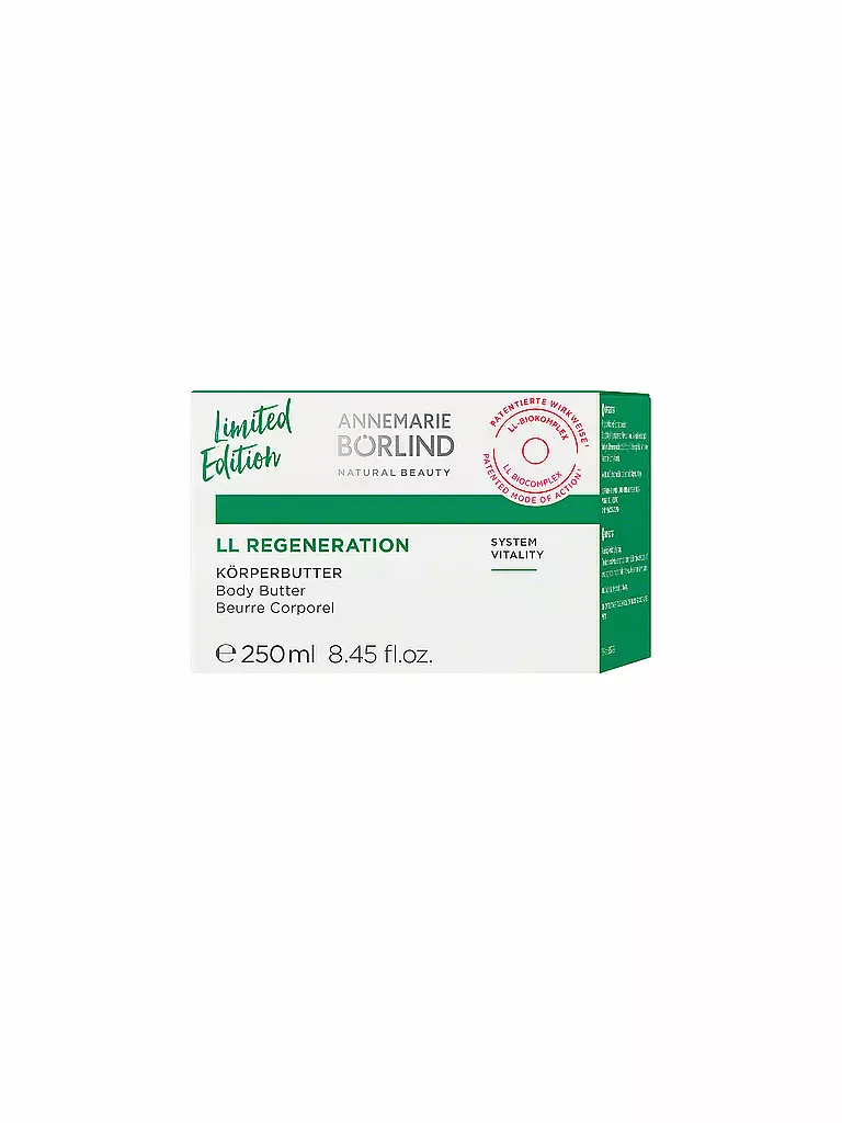 Annemarie Börlind Produkte Für Reife Haut ANNEMARIE BÖRLIND LL REGENERATION Körperbutter 250ml keine Farbe
