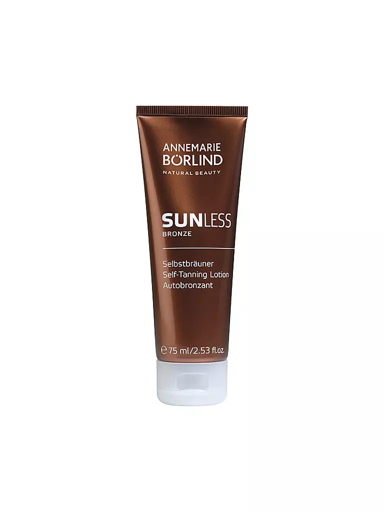 Wie Trage Ich Selbstbräuner Richtig Auf ANNEMARIE BÖRLIND SUNLESS BRONZE Selbstbräuner 75ml keine Farbe