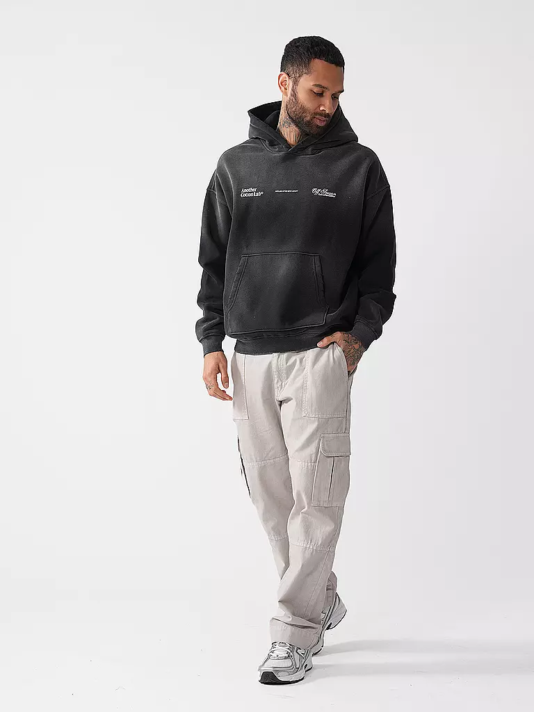 ANOTHER COTTON LAB | Kapuzensweater - Hoodie Oversized Fit OFFLINE LUXURY  | schwarz