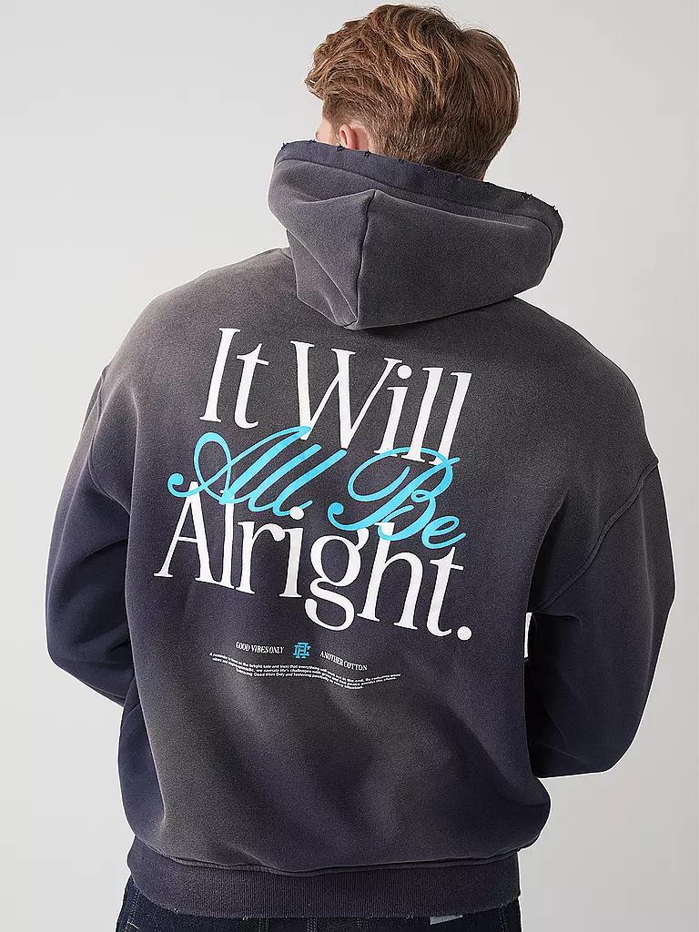 ANOTHER COTTON LAB | Kapuzensweater - Hoodie | blau