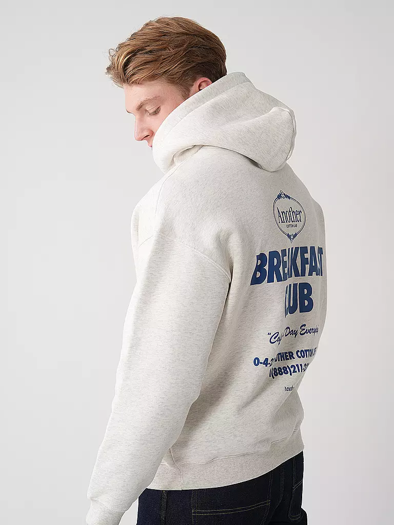 ANOTHER COTTON LAB | Kapuzensweater - Hoodie | hellgrau