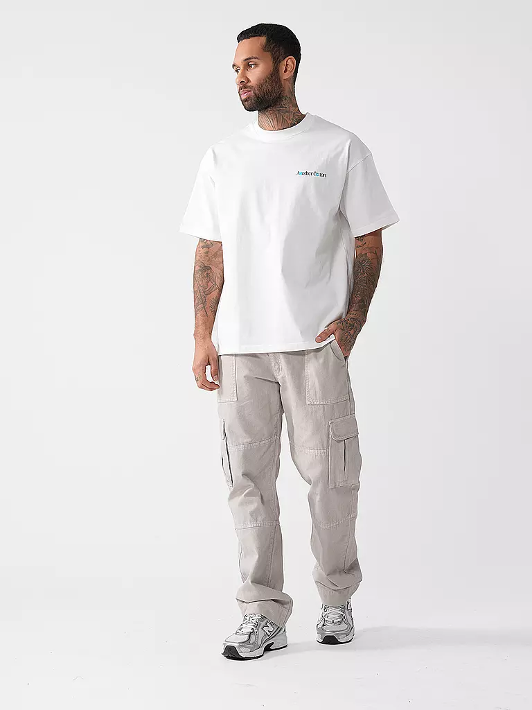 ANOTHER COTTON LAB | T-Shirt Oversized Fit IT WILL BE ALRIGHT | weiss