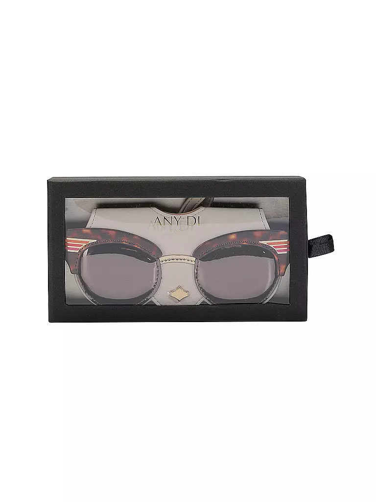 ANY DI | Sun Cover - Sonnenbrillenetui RETRO GLASSES | schwarz