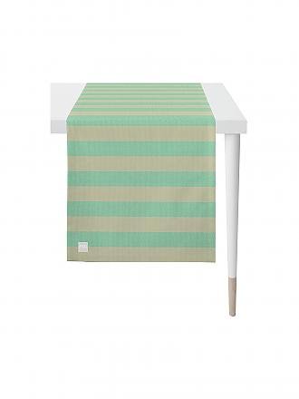 APELT | Tischläufer "Outdoor" 46x140cm (Türkis)