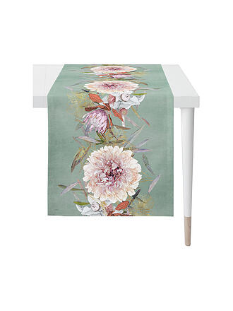 APELT | Tischläufer 48x140cm HERBSTZEIT türkis