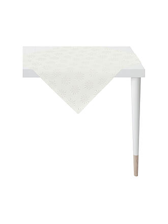 APELT | Mitteldecke CHRISTMAS GLAM 88x88cm Weiss