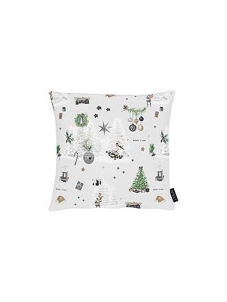 APELT | Housse de coussin de Noël 40x40cm SEASON Blanc