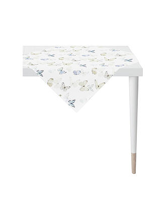 APELT | Mitteldecke SEASON 88x88cm Weiss/Schmetterling