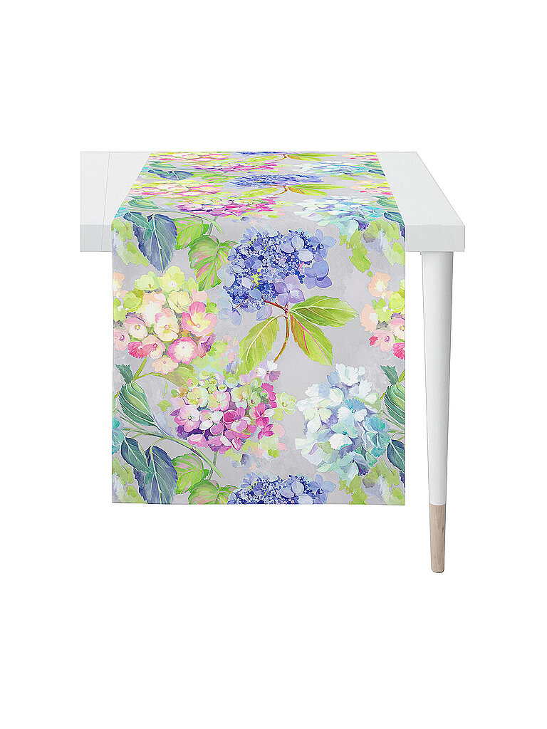 APELT Tischläufer SEASON 140x48cm Bunt/Blumen bunt